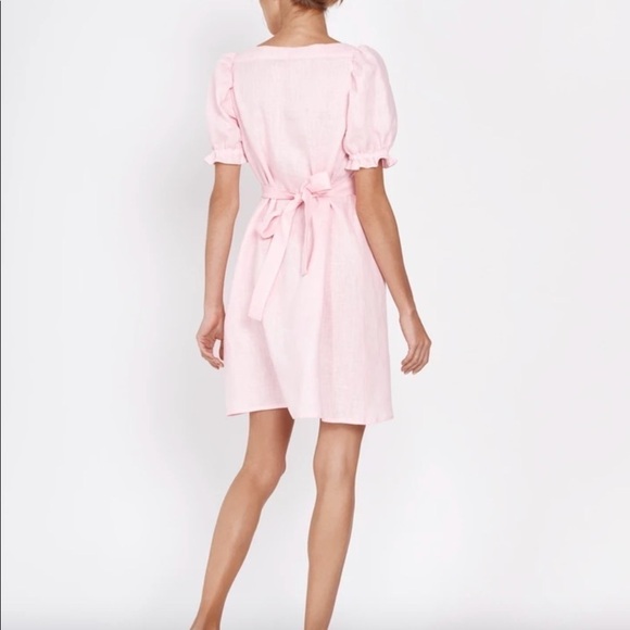 SLEEPER BRIGITTE MINI DRESS IN PINK - Picture 5 of 16